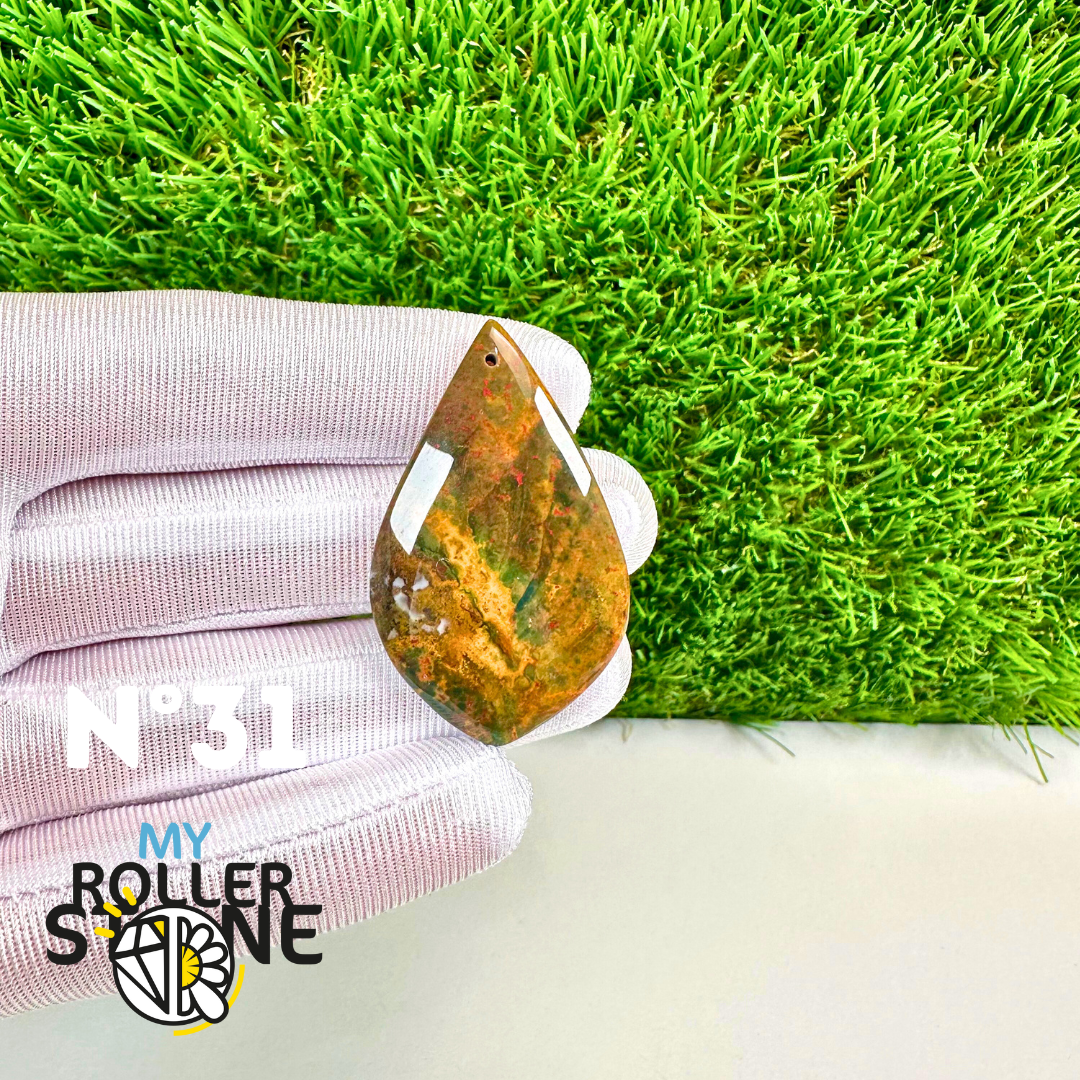 Pendentif Percé Héliotrope