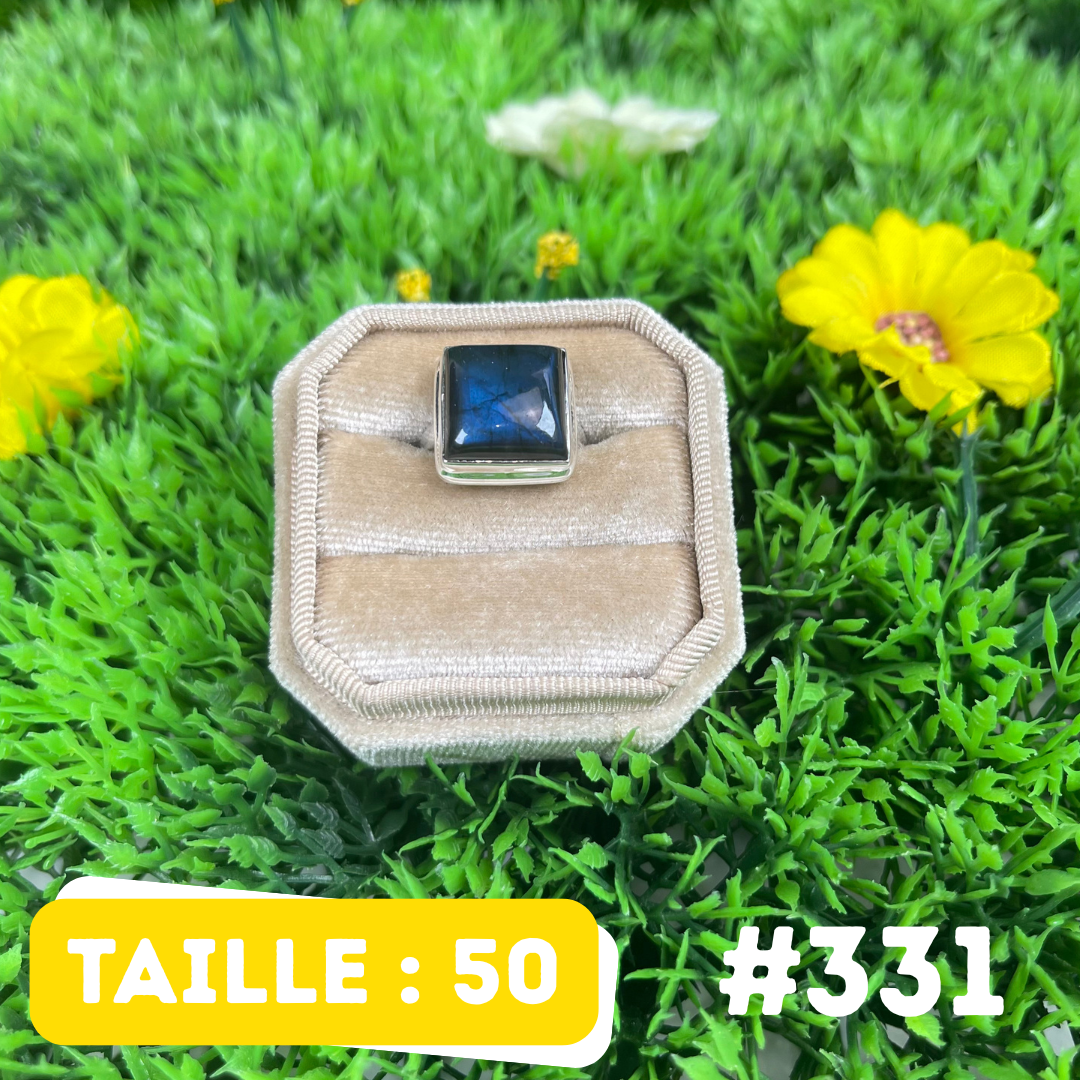 Bague Labradorite Bluefire #331
