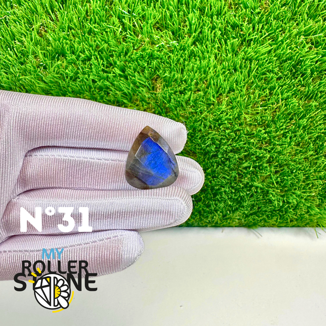 Pendentifs Labradorite blue fire Facettée 5A