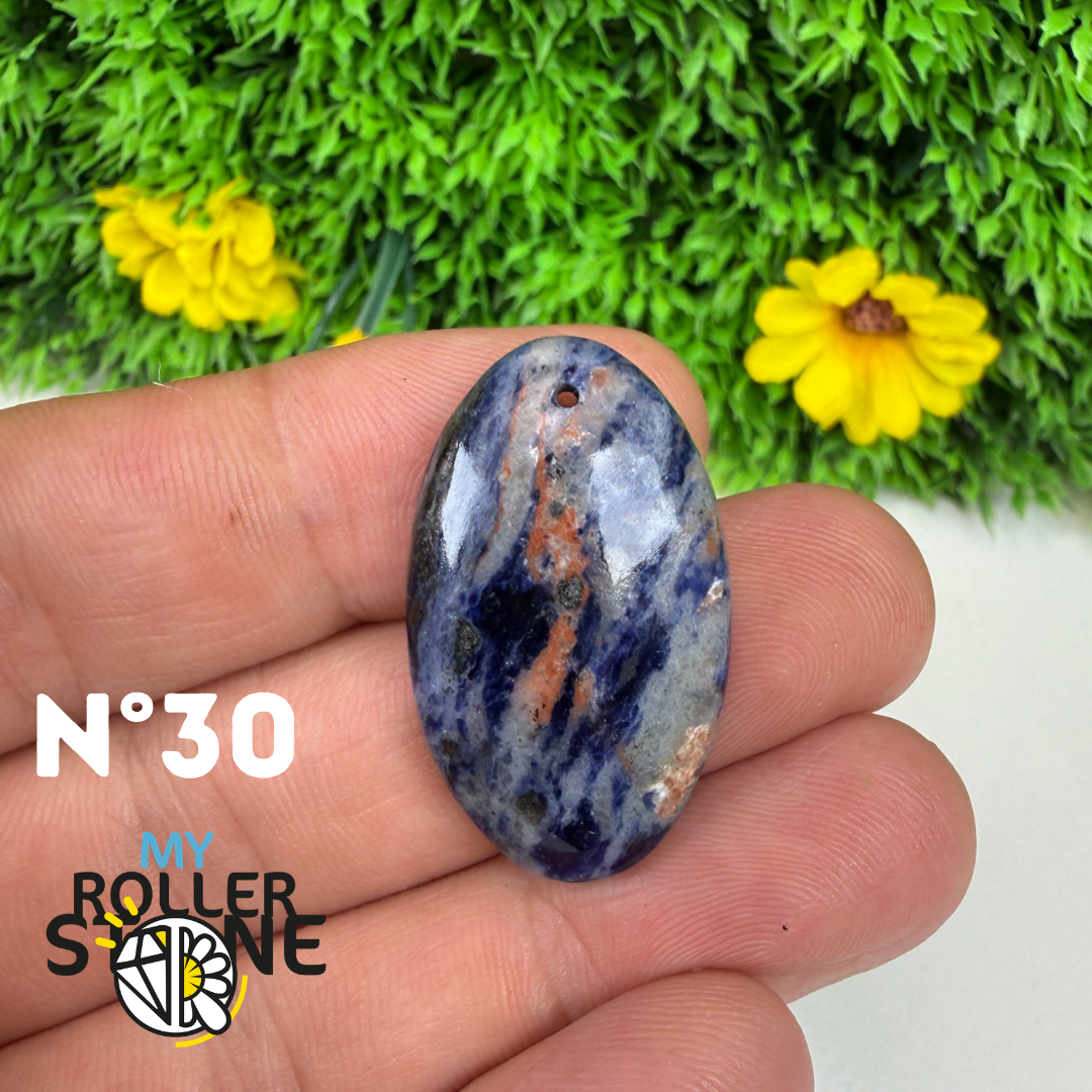 Pendentifs Percés Sodalite 5A