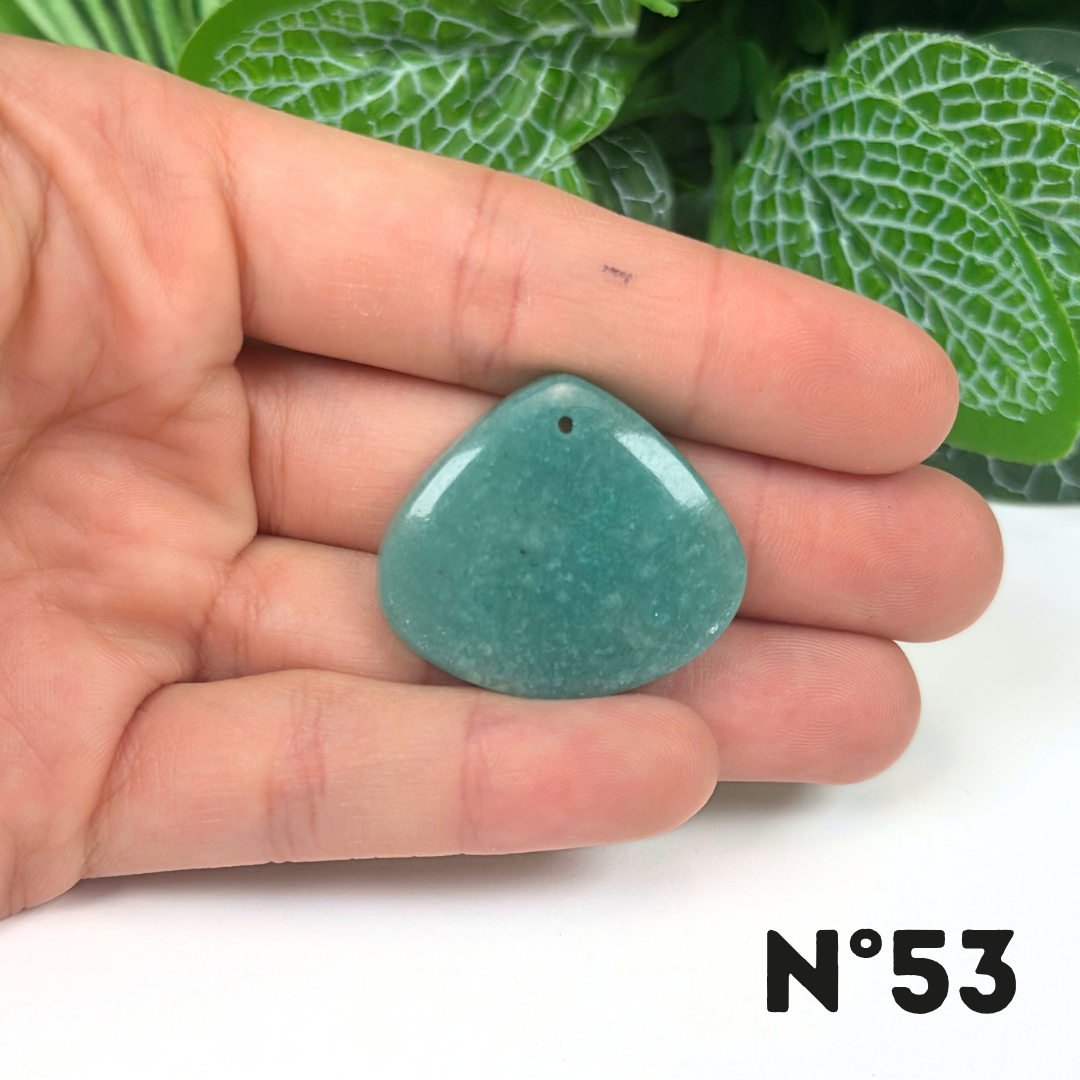 Pendentif Amazonite Brésil 5A