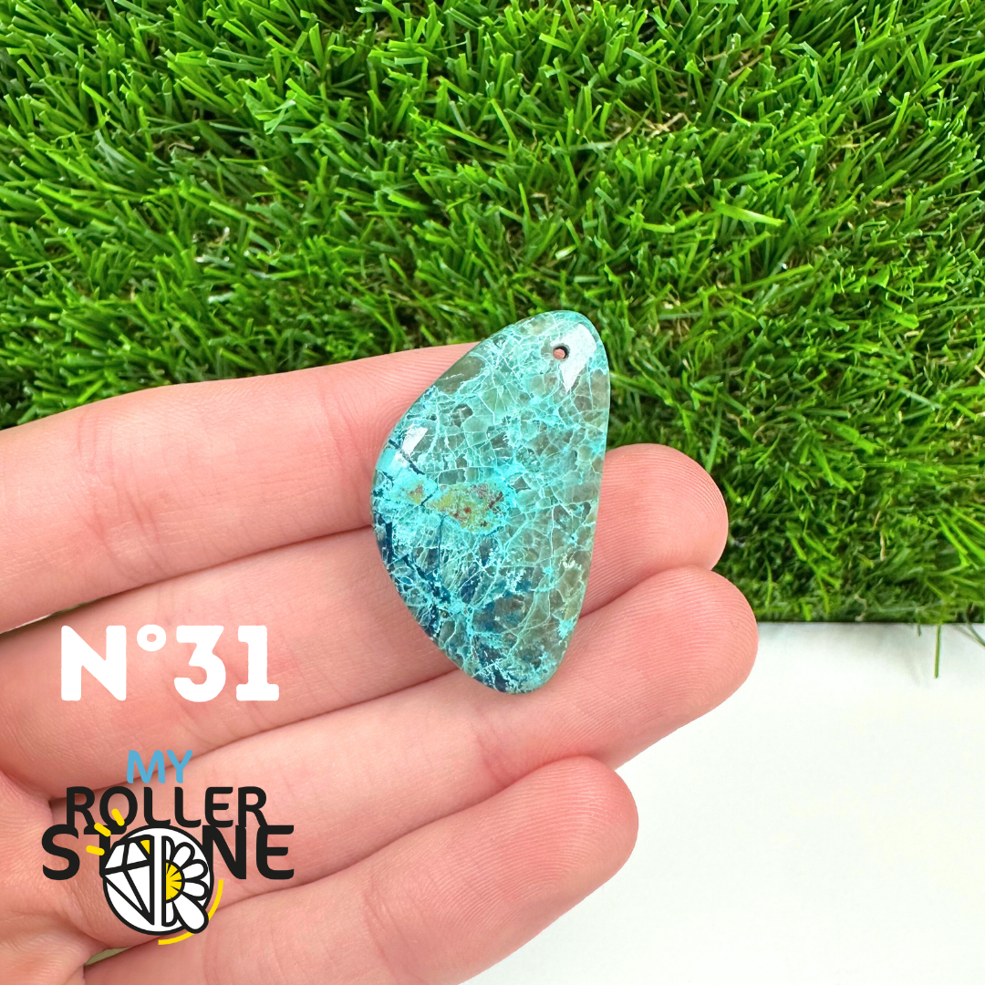 Pendentif Percé Shattuckite 5A