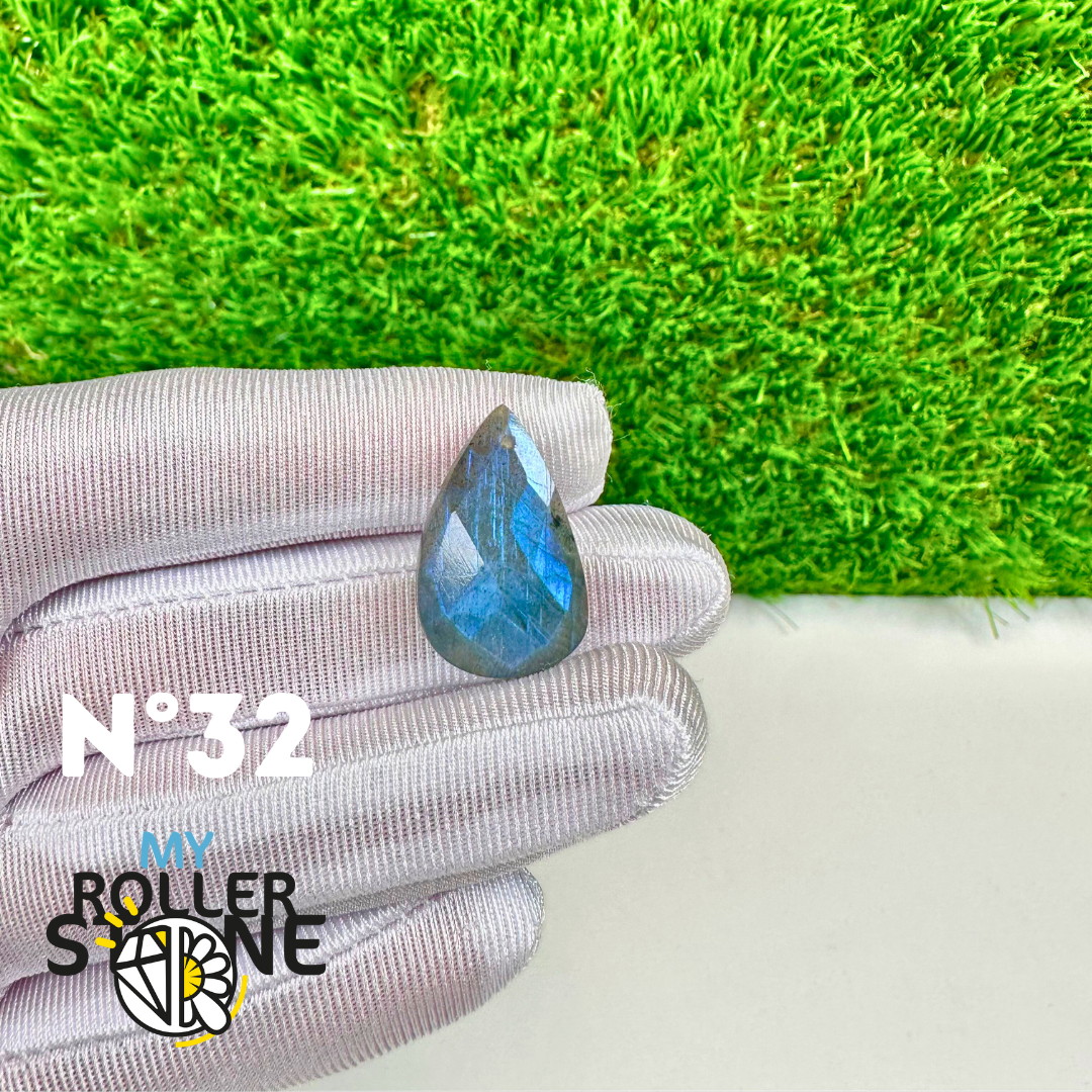 Pendentifs Labradorite blue fire Facettée 5A