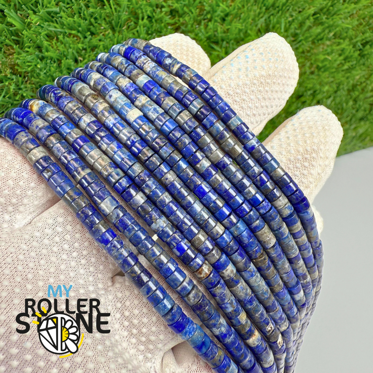 Perle heishi lapis lazuli