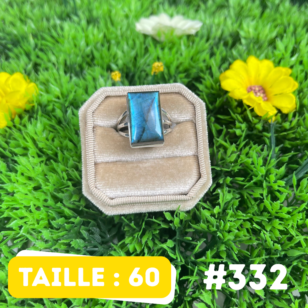 Bague Labradorite Bluefire #332