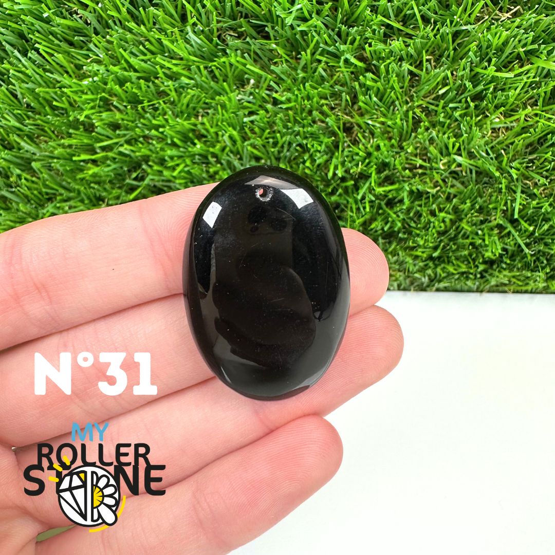 Pendentif Percé Tourmaline Noire