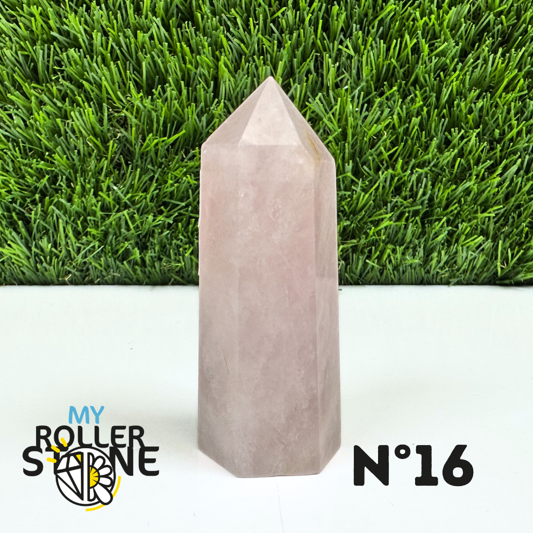 Pointes Pierre Quartz Rose