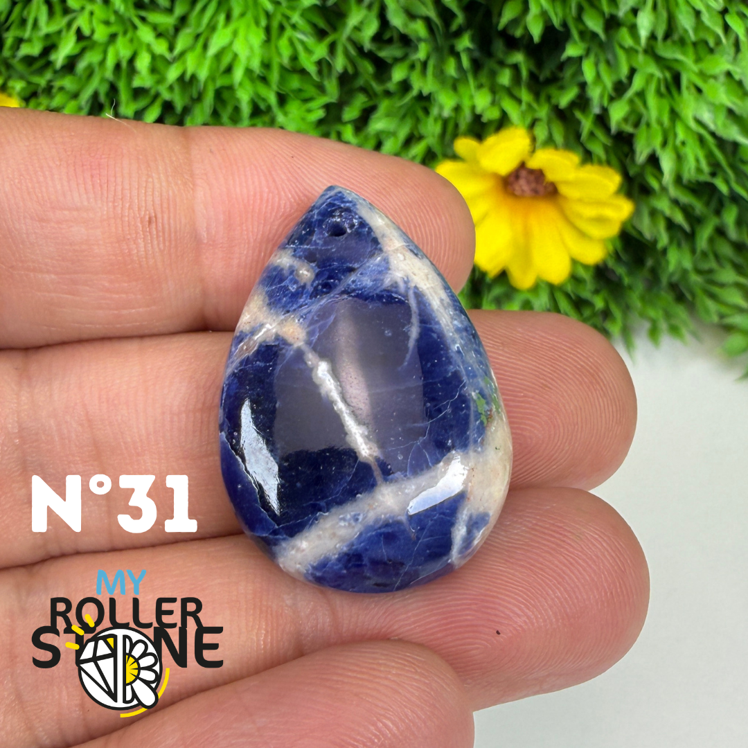 Pendentifs Percés Sodalite 5A