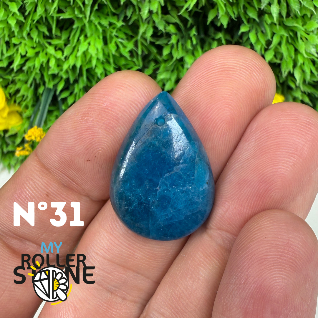 Pendentif Apatite bleue 3A