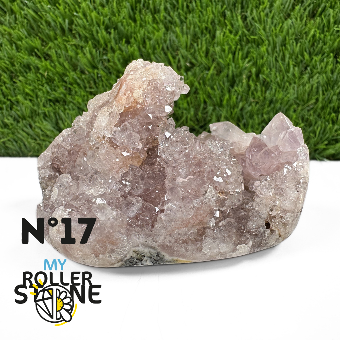Géode Améthyste Rose du Brésil #17