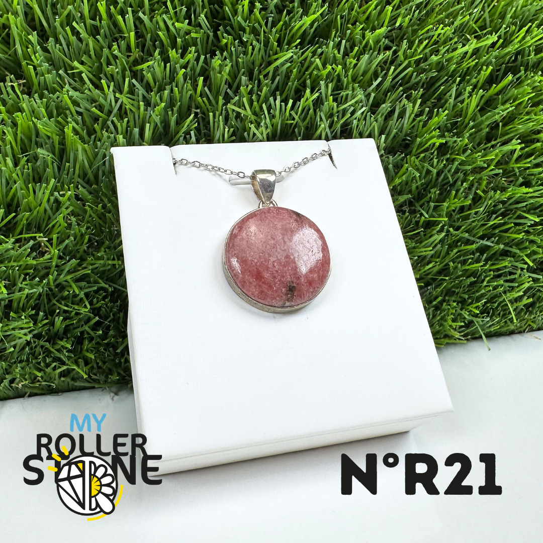 Pendentif Argent Rhodonite Australienne #21