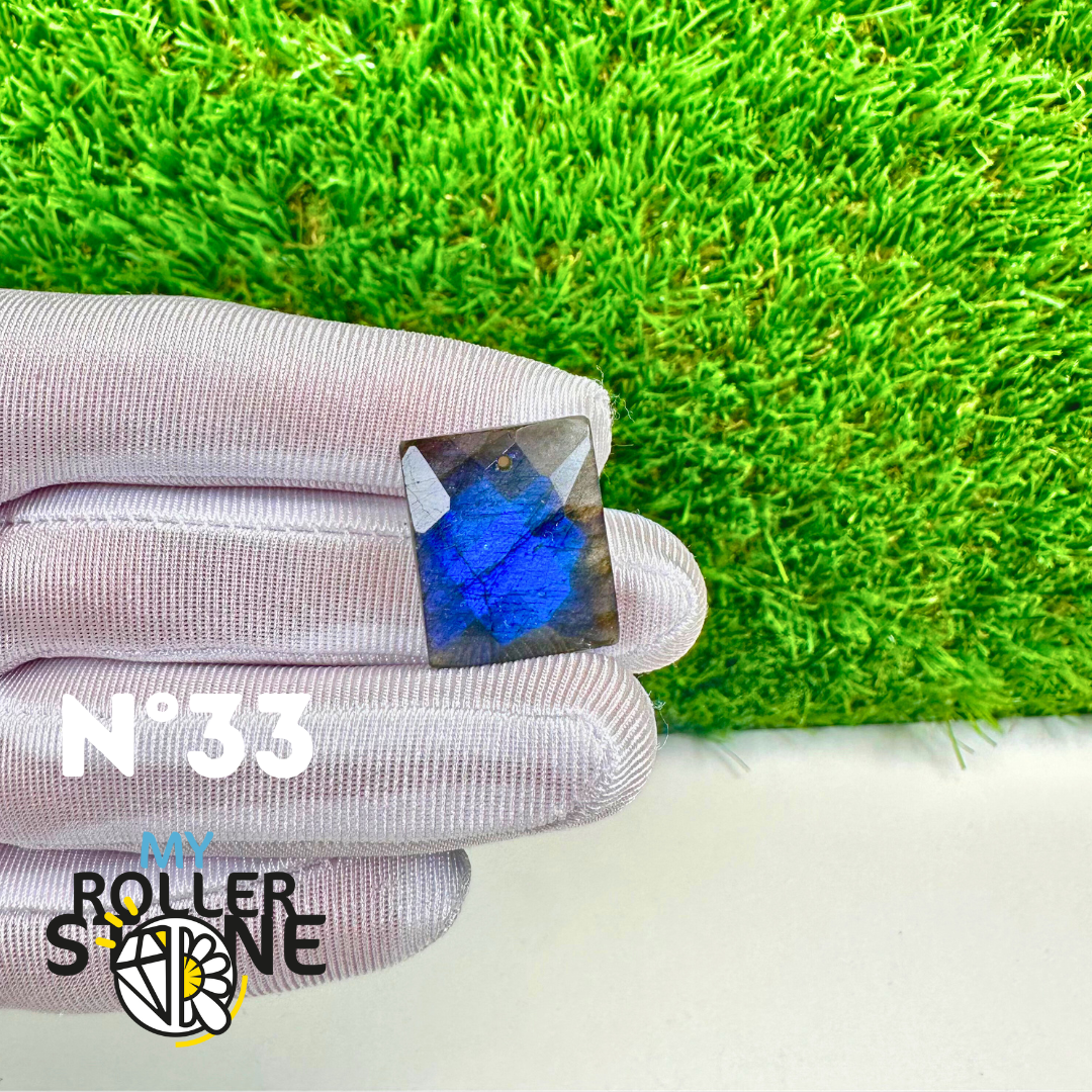 Pendentifs Labradorite blue fire Facettée 5A