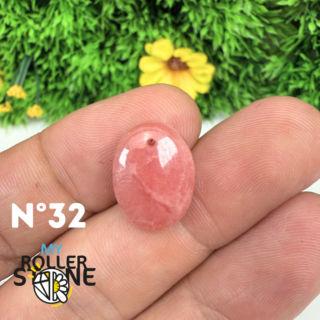 Pendentif percé Rhodochrosite Qualité gemme