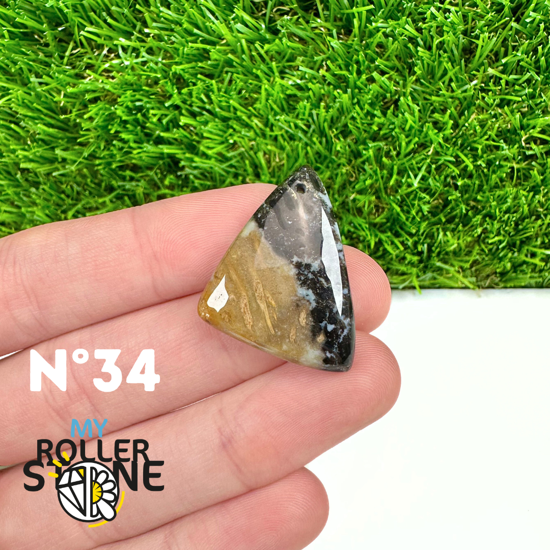 Pendentif Agate Racine de Palmier