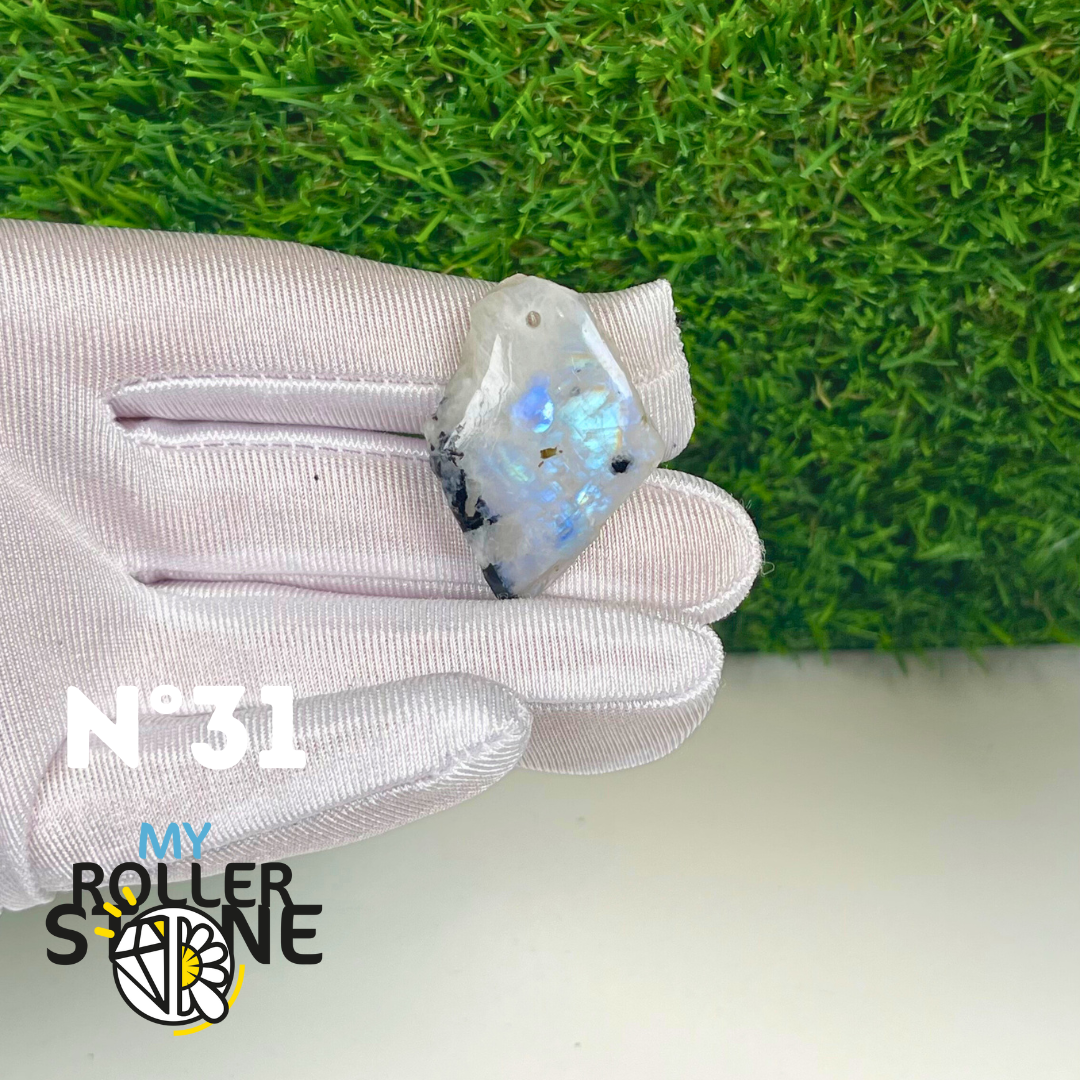 Pendentif Percé Pieristérite tranche semi brute 5A