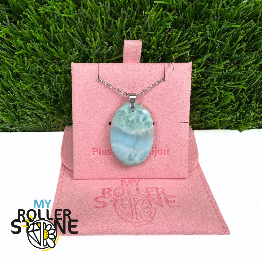 Pendentif Larimar 5A percé