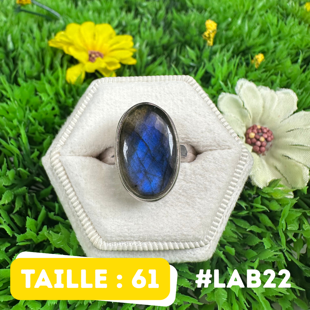 Bague Labradorite Bluefire #LAB22
