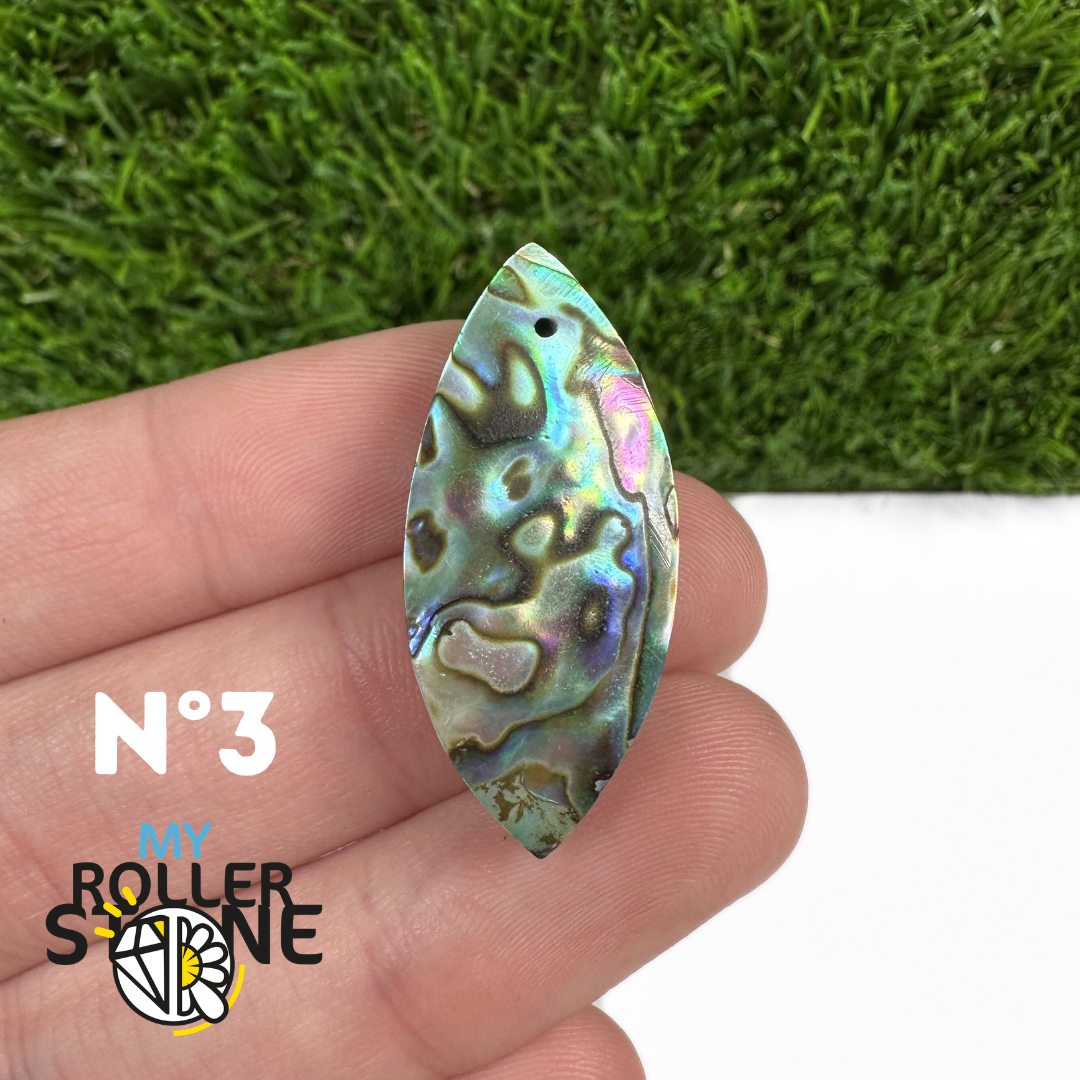 Pendentif en Abalone Forme Libre 5A