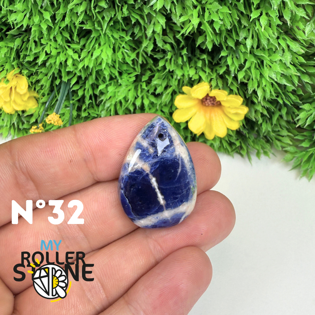 Pendentifs Percés Sodalite 5A