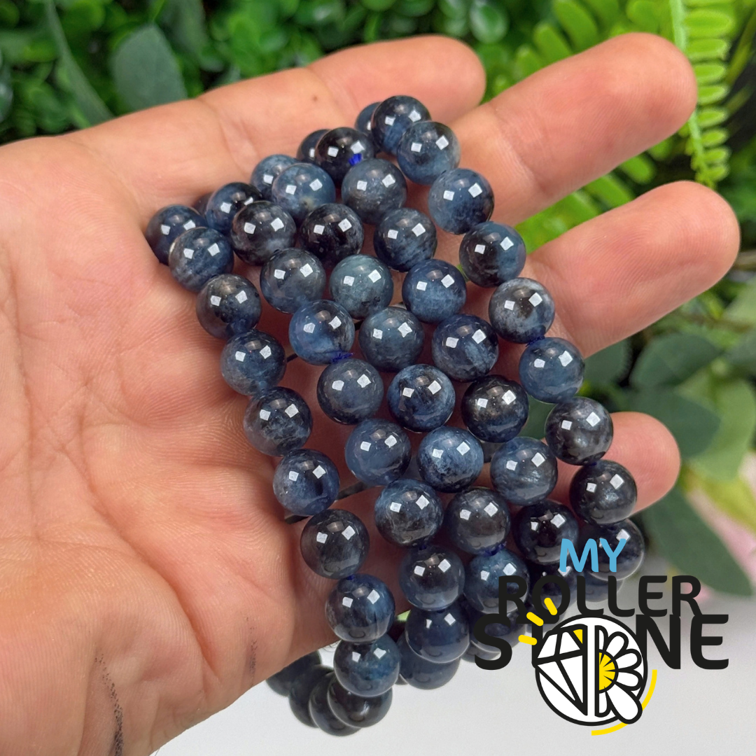 Bracelet Aigue Marine - Tourmaline Noire flash