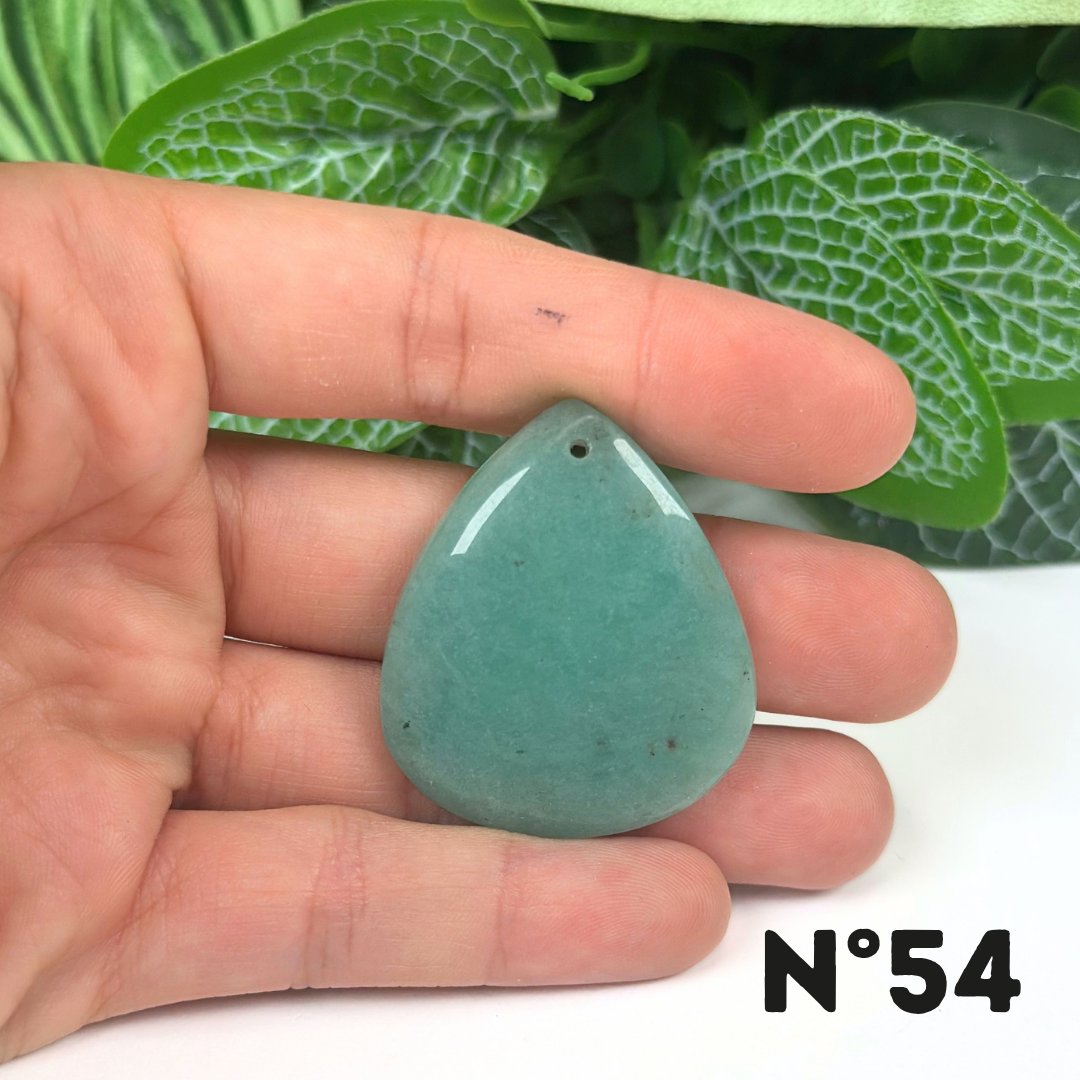 Pendentif Amazonite Brésil 5A