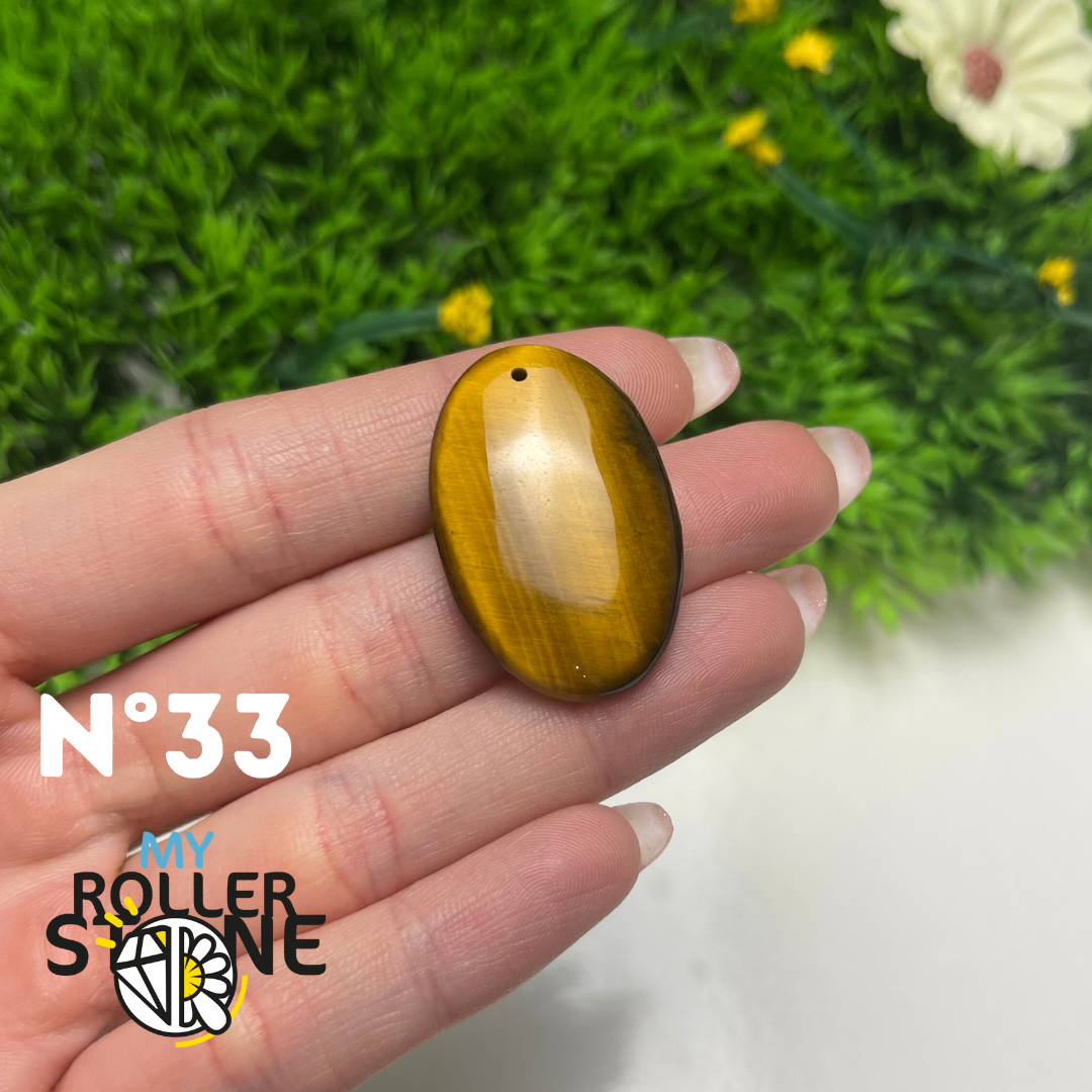 Pendentif Oeil de Tigre 5A percé