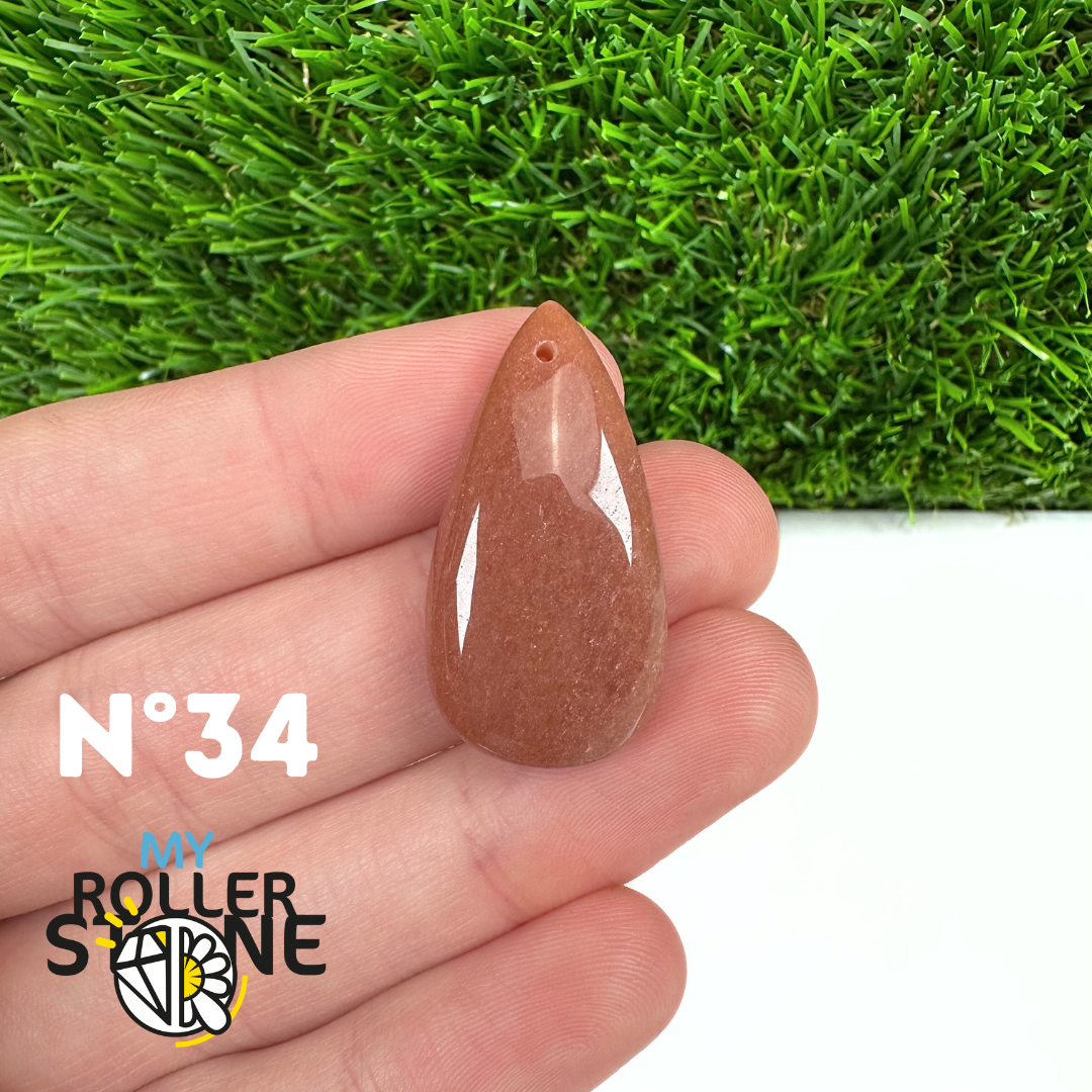 Pendentif Percé Amazonite Pêche