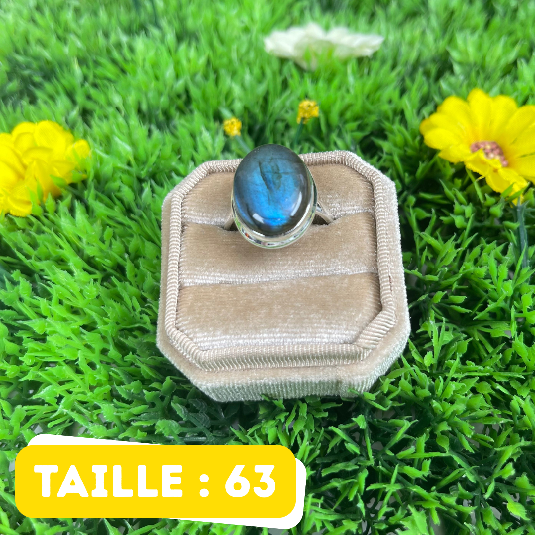 Bague Labradorite Bluefire #334