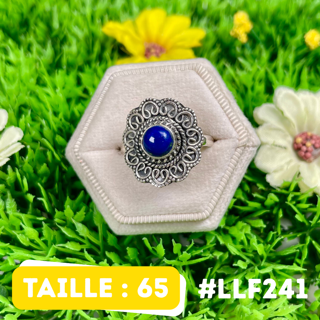 Bague Argent 925 Lapis Lazuli #LLF241
