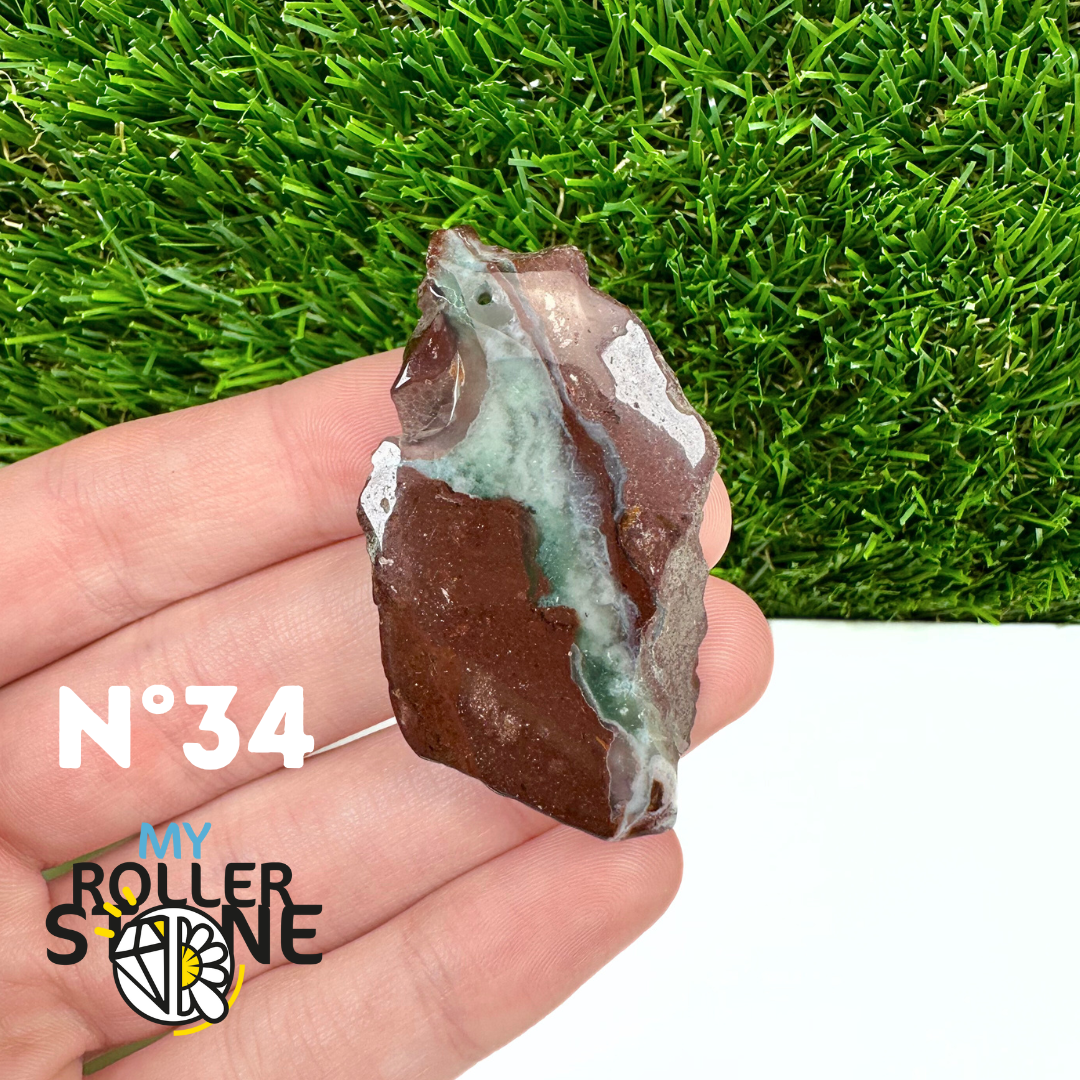 Pendentif Percé Aquaprase tranche 5A