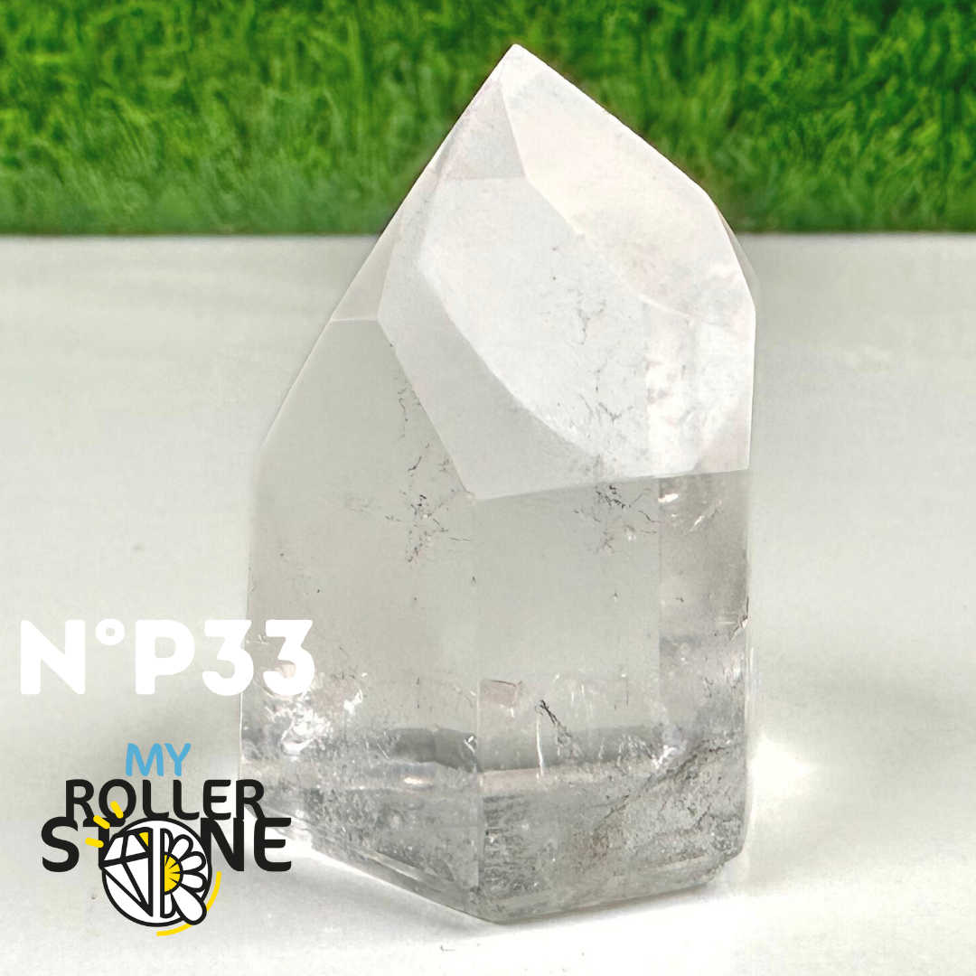 Pointe en Cristal de Roche Petite Taille