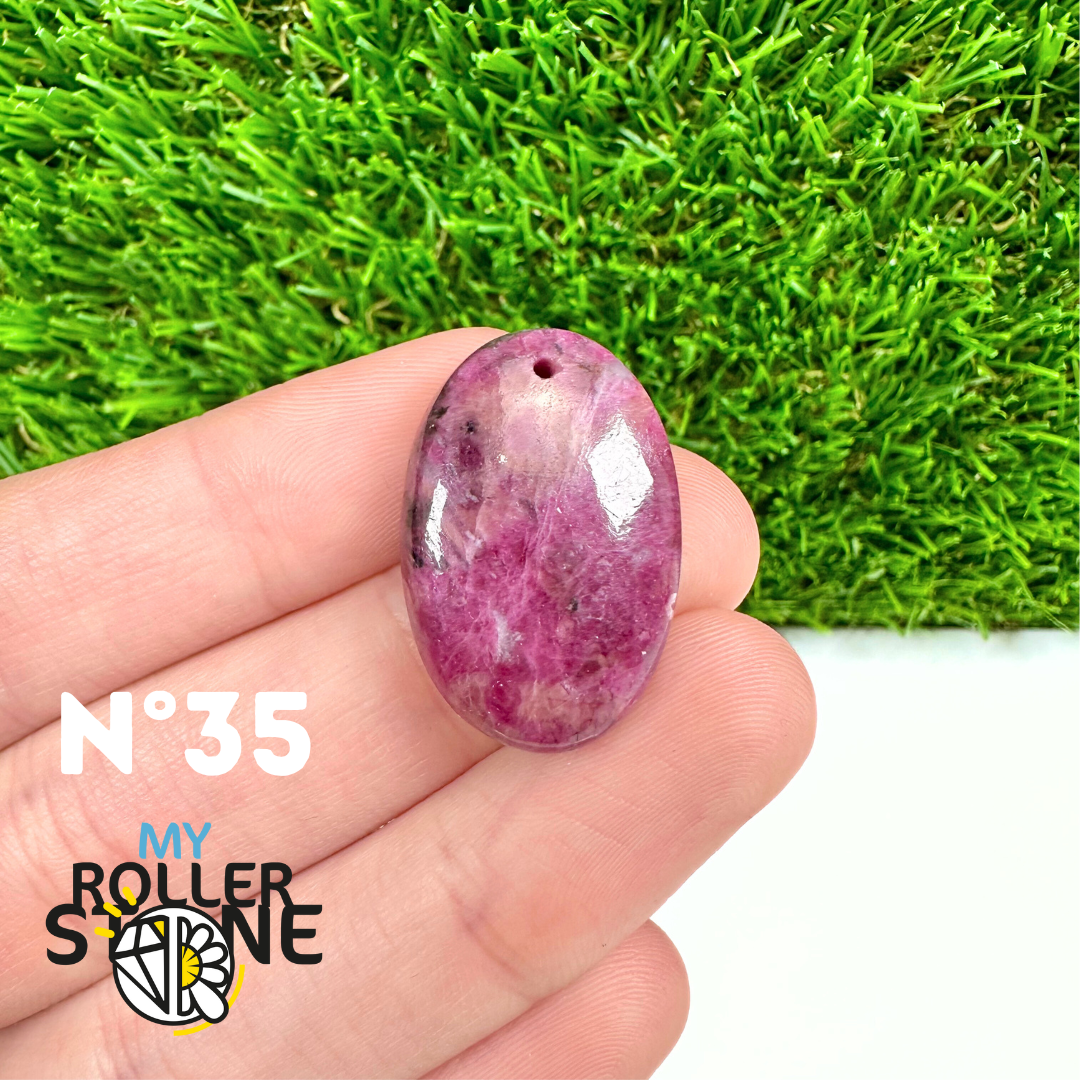 Pendentif Percé Rubis 3A