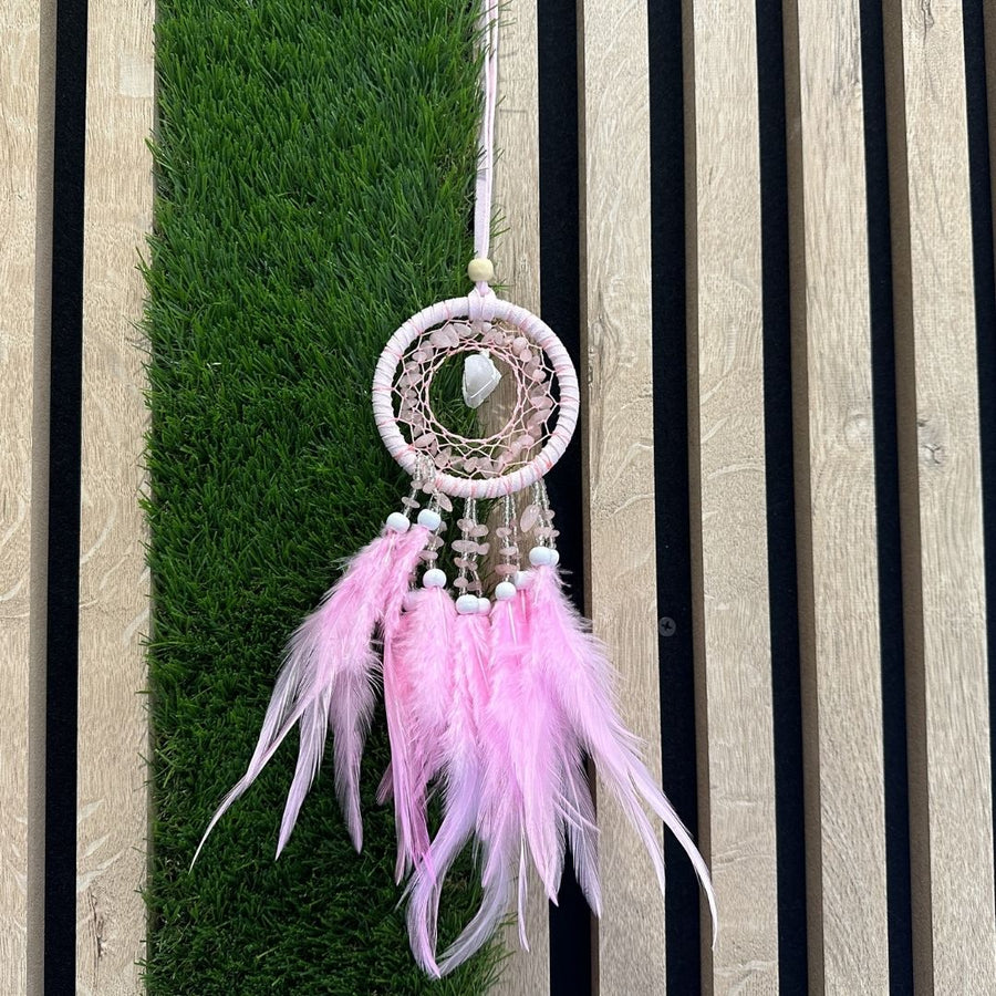 Attrape Rêve Quartz Rose (Mini)