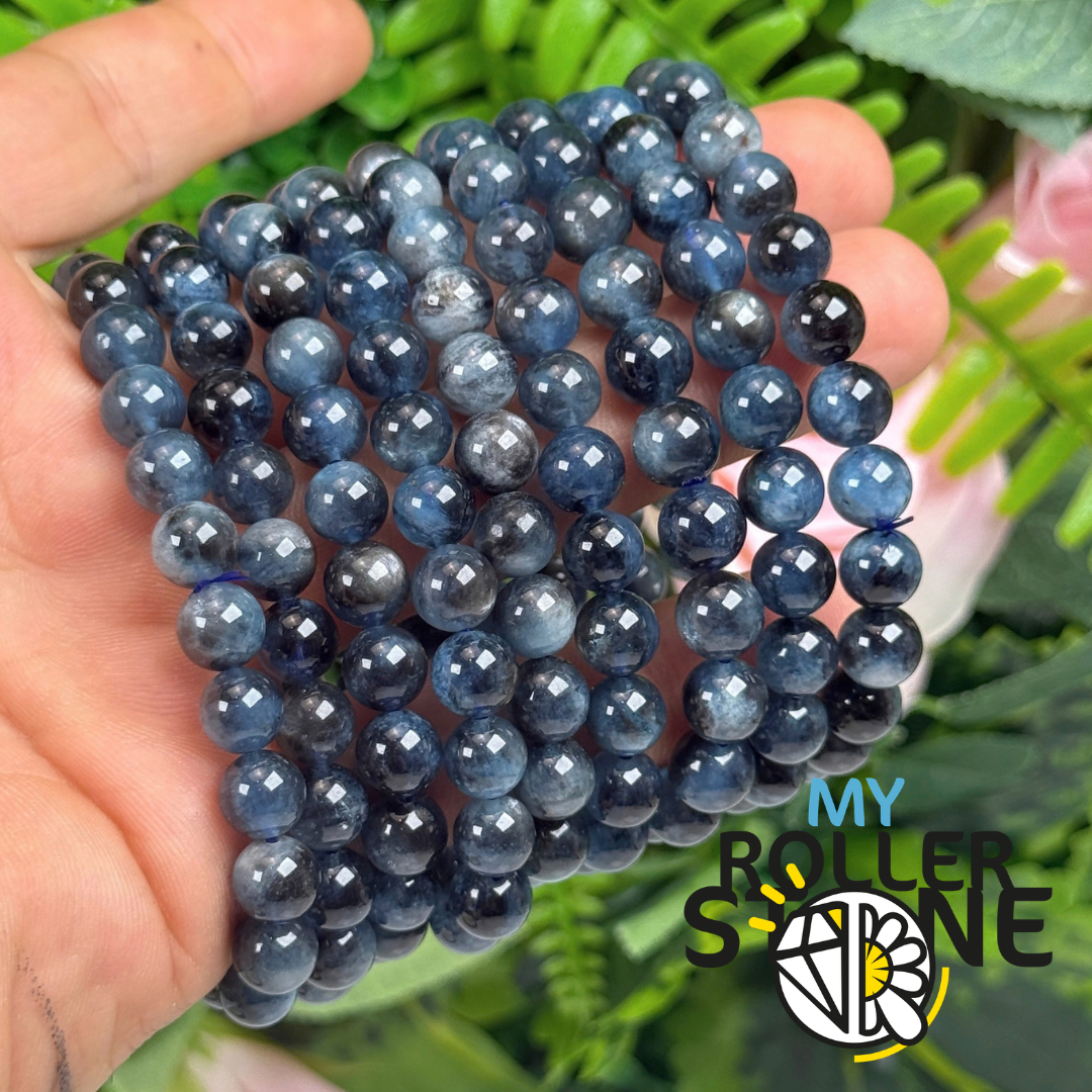 Bracelet Aigue Marine - Tourmaline Noire flash