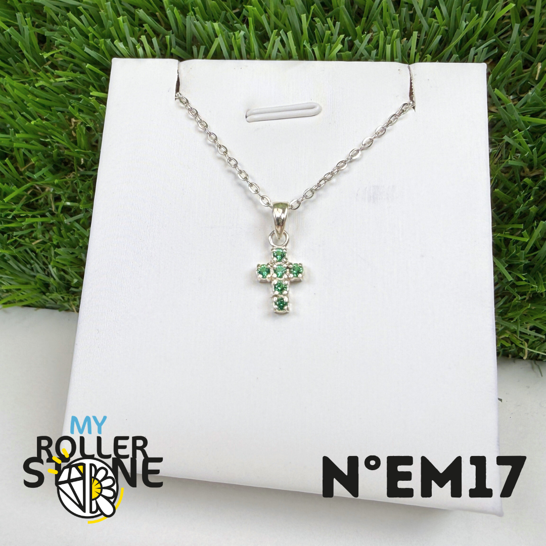 Pendentif Émeraude du Brésil Argent 925 #EM17