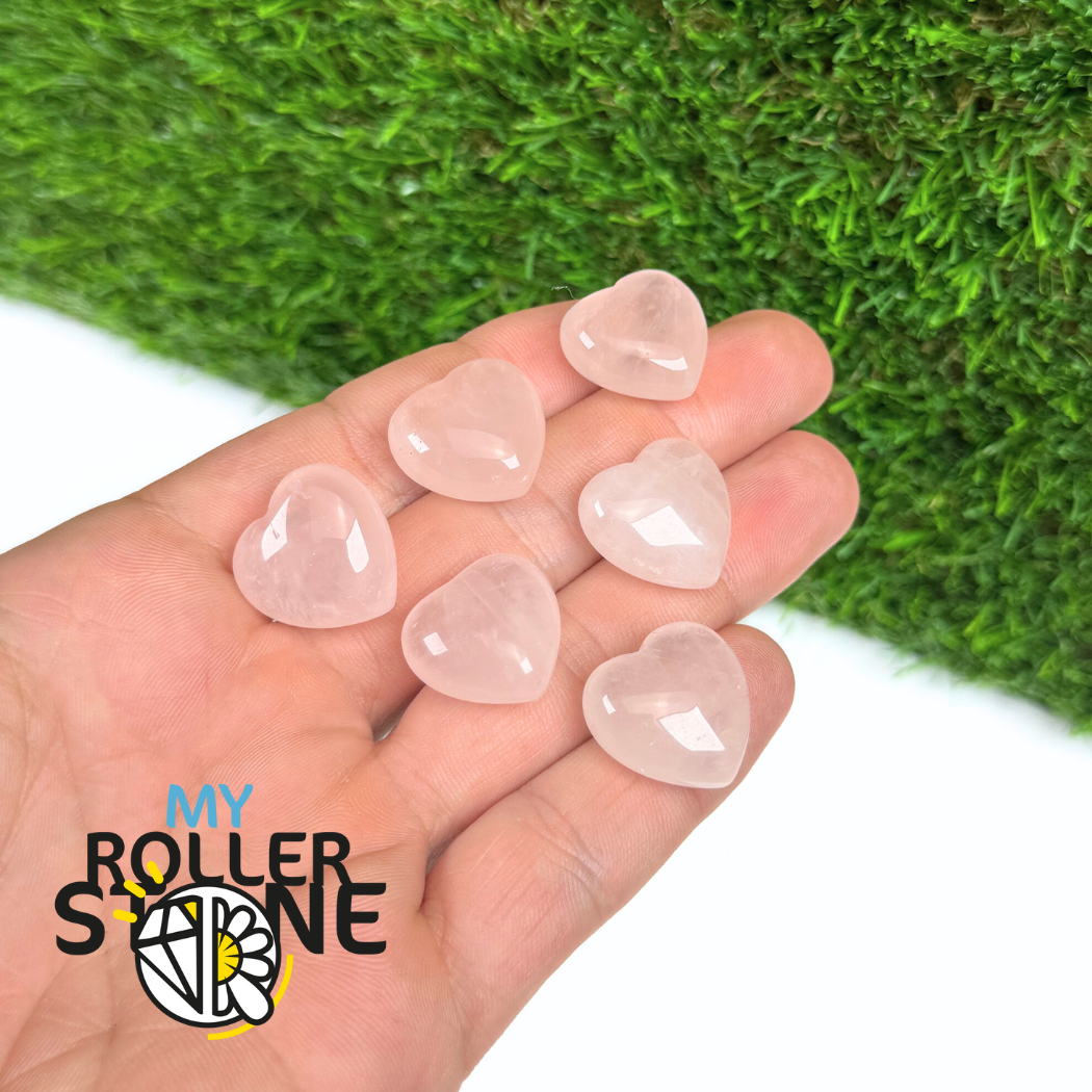 Coeur en Quartz Rose