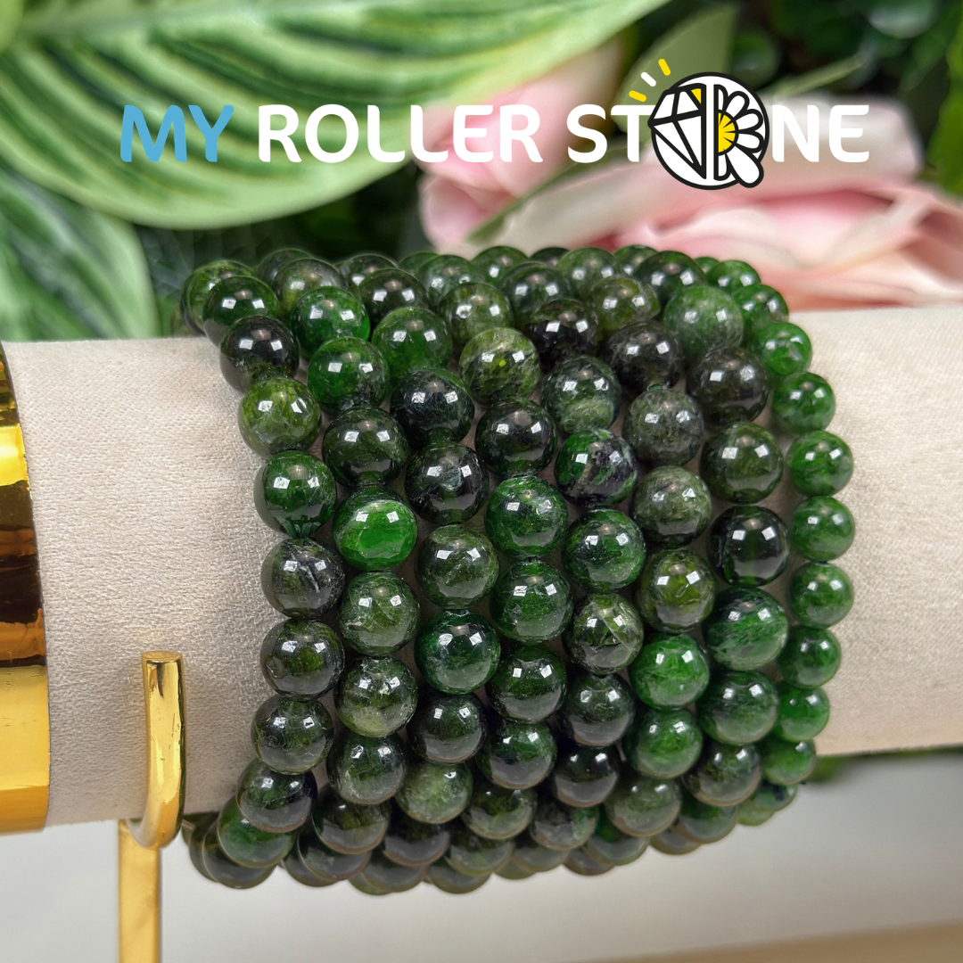 Bracelet en Diopside 3A