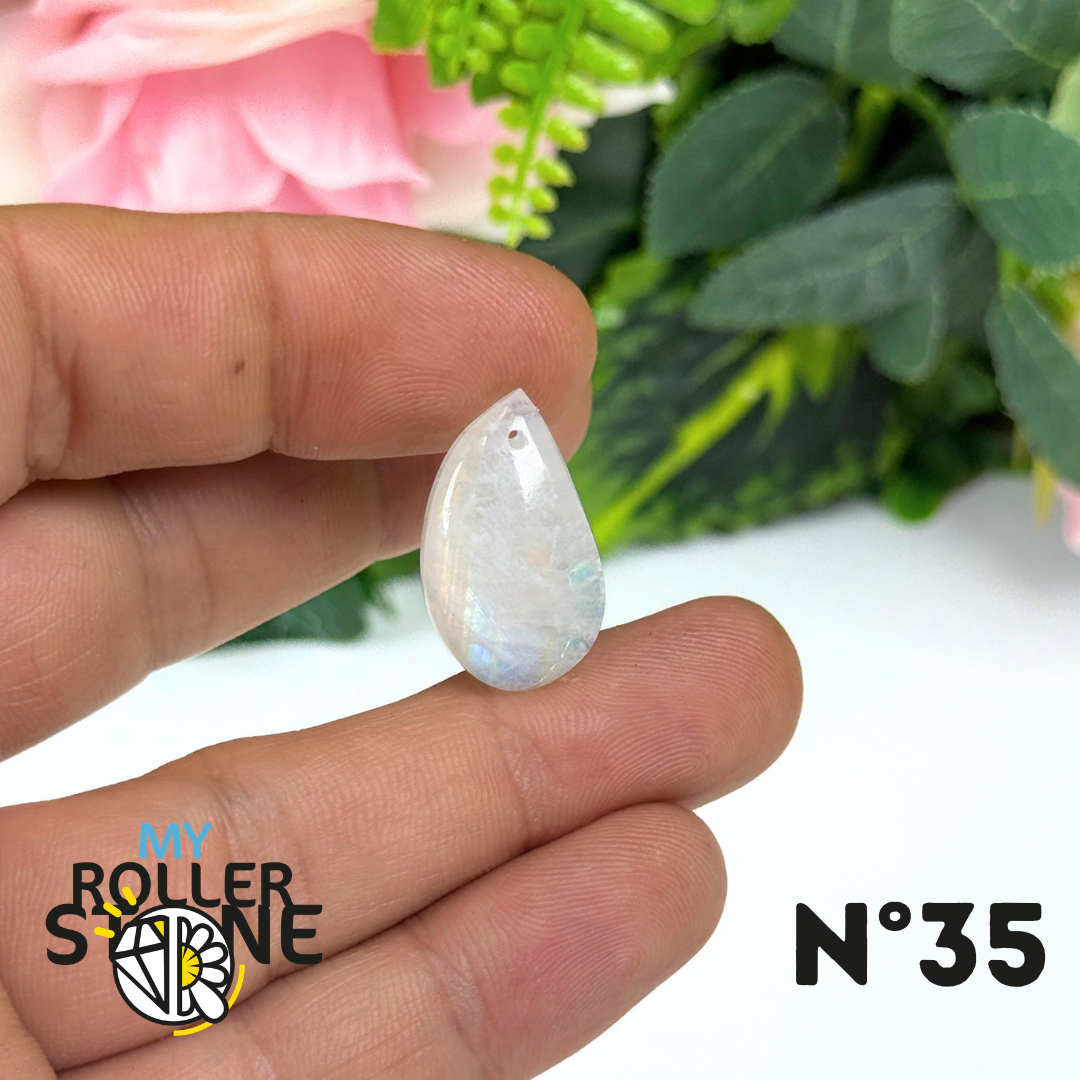 Petits Pendentifs Pierre de lune Forme Libre 5A