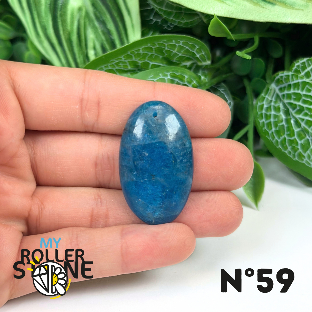Pendentif Apatite bleue 5A