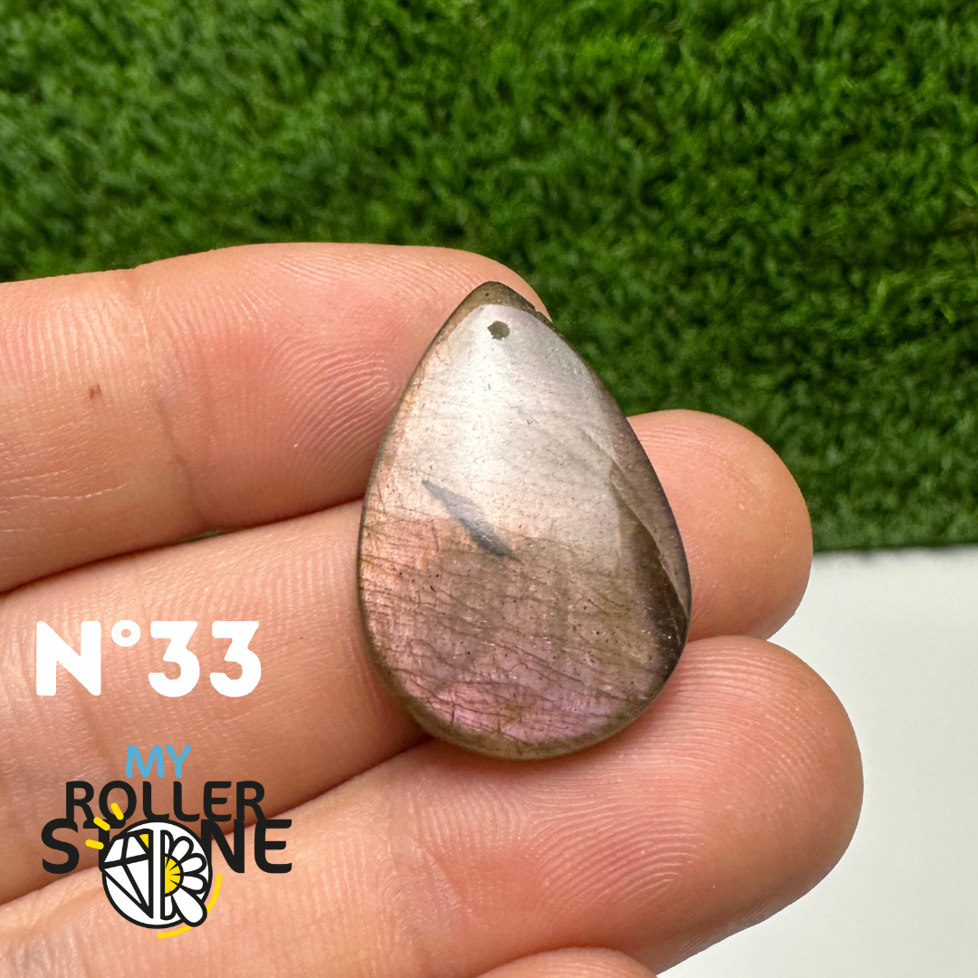 Pendentifs Labradorite Violette forme Libre 5A