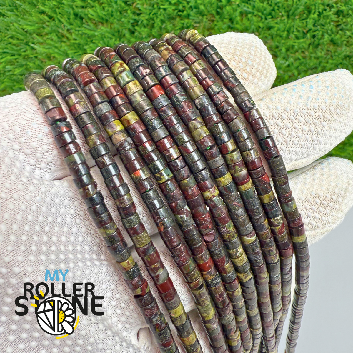 Perle Heishi Héliotrope