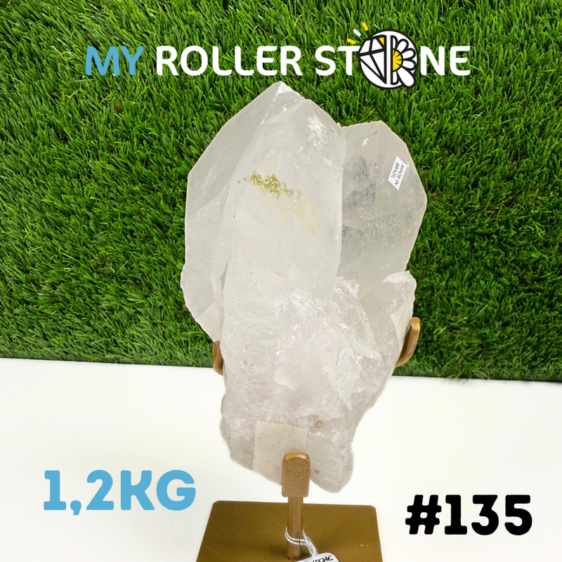 Cristal de roche sur Support #135