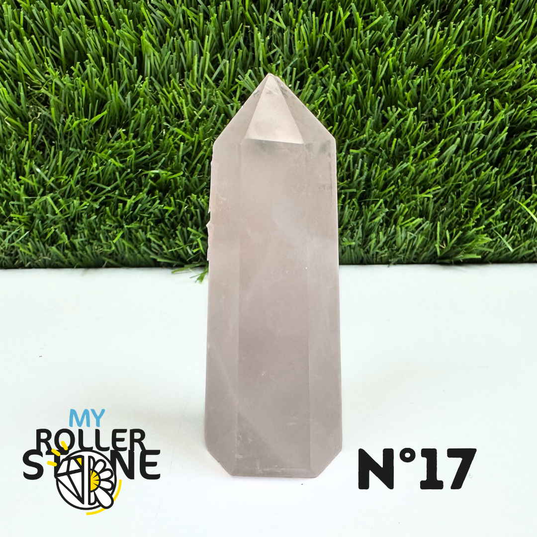 Pointes Pierre Quartz Rose