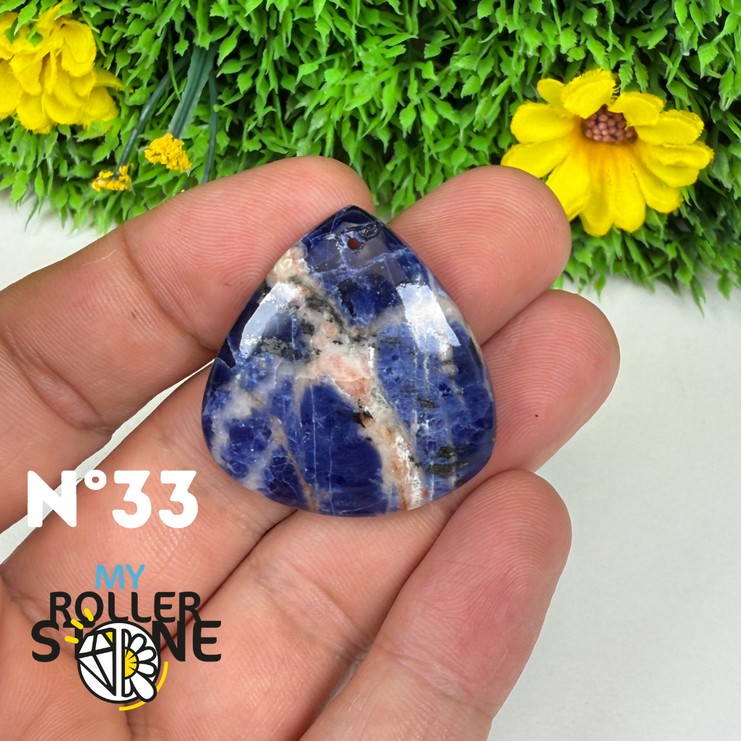 Pendentifs Percés Sodalite 5A