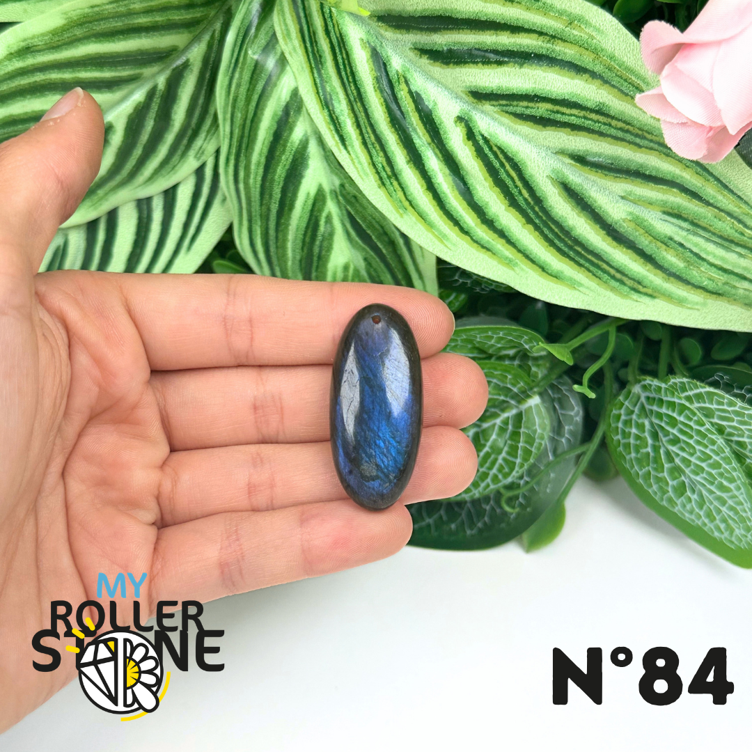 Pendentif Labradorite blue fire percé 5A
