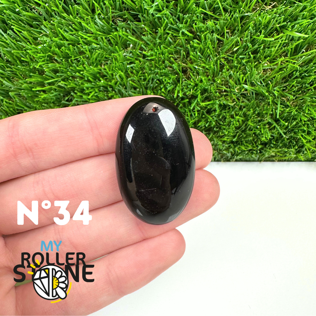 Pendentif Percé Tourmaline Noire