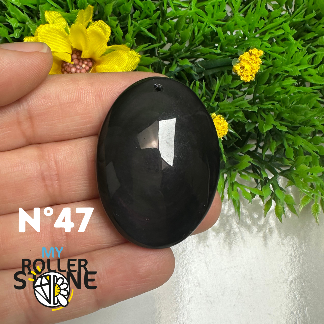 Pendentif Obsidienne Arc-en-Ciel 5A (Oeil céleste)