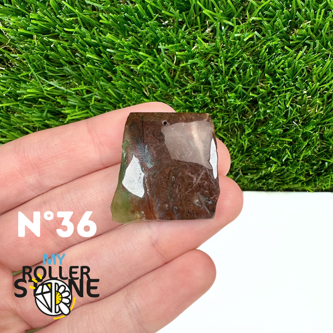 Pendentif Percé Aquaprase tranche 5A