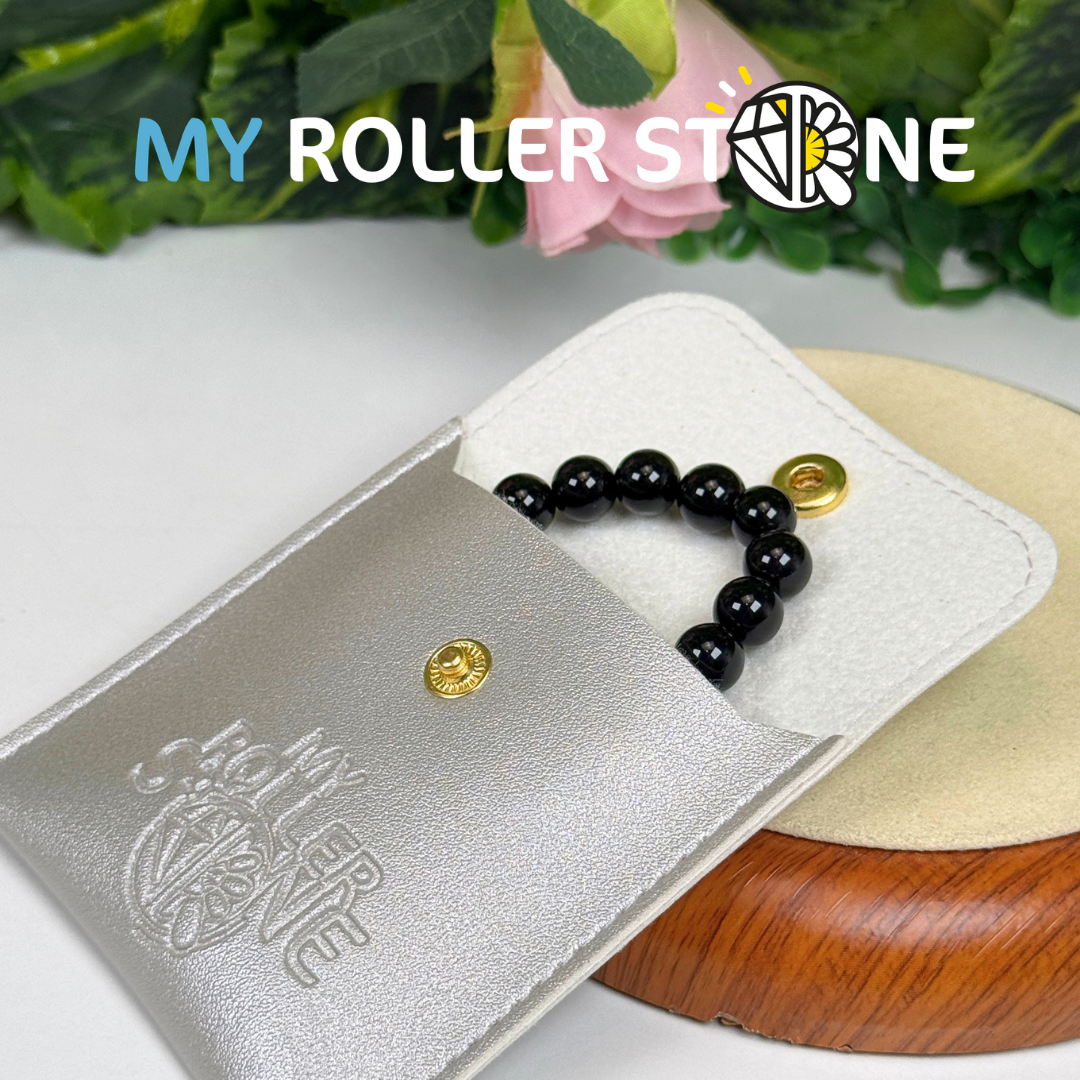 Bracelet en Obsidienne Noire