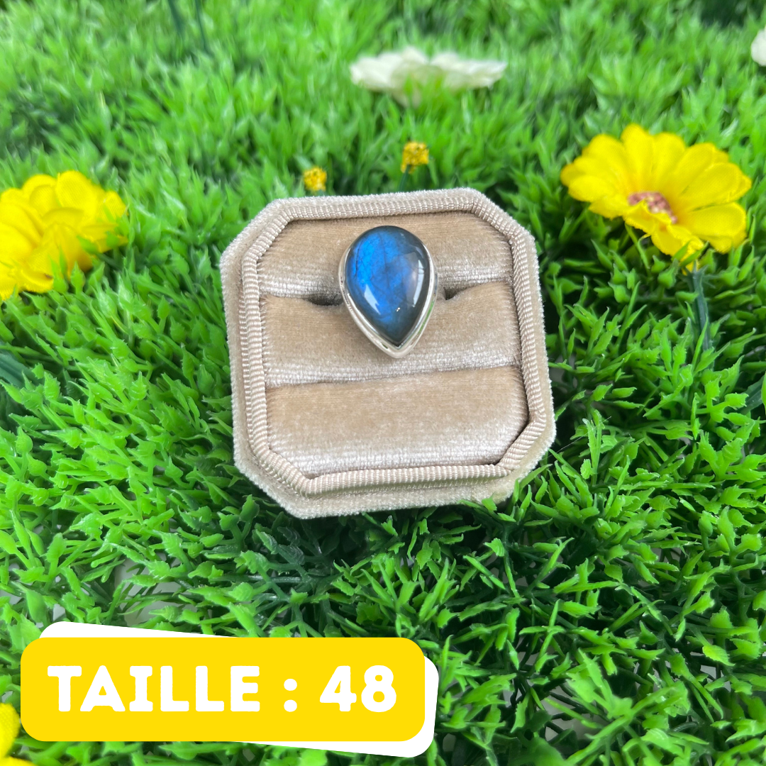 Bague Labradorite Bluefire #335